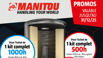 Offres immanquable sur les kits filtration d'origine Manitou