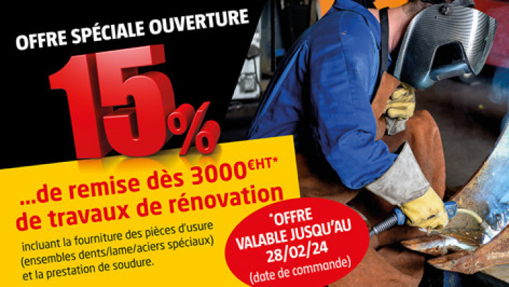 Offre spéciale soudure